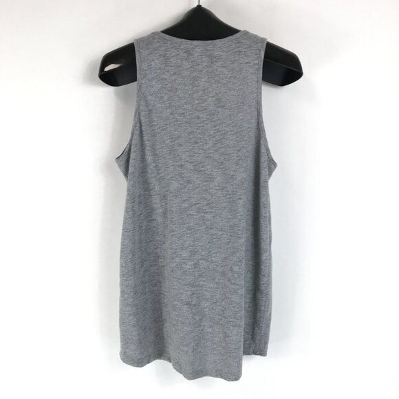 KITH Active Longline Tank Top Women’s Large Gray Sleeveless Stretch Knit Gym - Picture 6 of 10